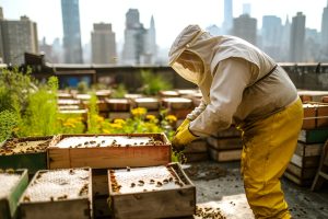 Buzzy Cityscape: The Buzz on Urban Beekeeping!